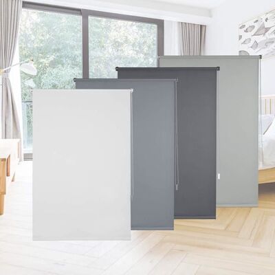 EUGAD Store Enrouleur occultant sans perçageStore Isolation Thermique avec revêtement80x160cmBlanc - Publicité EUGAD Store Enrouleur occultant sans perçageStore Isolation Thermique avec revêtement80x160cmBlanc - Publicité