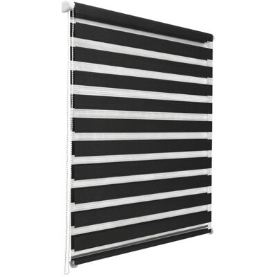 SOL ROYAL Store double SolDecor DL2 120x150cm Noir - Klemmfix sans perçage Noir - Publicité SOL ROYAL Store double SolDecor DL2 120x150cm Noir - Klemmfix sans perçage Noir - Publicité