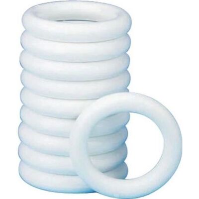 MOBOIS Lot de 10 anneaux à rideaux - D: 56 mm - blanc Blanc - Publicité MOBOIS Lot de 10 anneaux à rideaux - D: 56 mm - blanc Blanc - Publicité