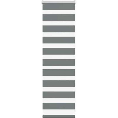 Estor Cebra VIDAXL Gris Poliéster 50x100cm - Publicité Estor Cebra VIDAXL Gris Poliéster 50x100cm - Publicité