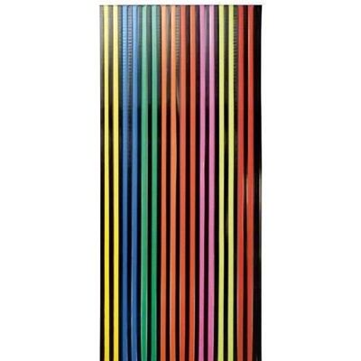 Rideau de porte - MOREL - Antilles - 90x220cm - Multicolore - Polyéthylène Noir - Publicité Rideau de porte - MOREL - Antilles - 90x220cm - Multicolore - Polyéthylène Noir - Publicité