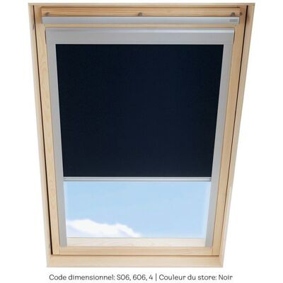 Store occultant SOLSTRO Noir compatible avec VELUX GGL S06 GGL 606 GGU S06 GHL S06 GHU S06 GPL S06 GPU S06 Noir - Publicité Store occultant SOLSTRO Noir compatible avec VELUX GGL S06 GGL 606 GGU S06 GHL S06 GHU S06 GPL S06 GPU S06 Noir - Publicité