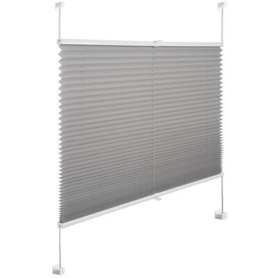 Store plissé pour Fenêtre ou Porte - WOLTU - 70x130cm - Installation rapide et sans perçage - Gris Gris - Publicité Store plissé pour Fenêtre ou Porte - WOLTU - 70x130cm - Installation rapide et sans perçage - Gris Gris - Publicité