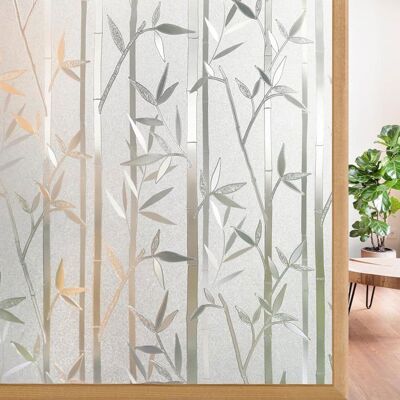 Rabbitgoo Film Fenêtre Film Occultant pour Fenêtre Electrostatique Film Adhésif Décoratif Pour Vitrage Autocollant-44.5x200cm Blanc - Publicité Rabbitgoo Film Fenêtre Film Occultant pour Fenêtre Electrostatique Film Adhésif Décoratif Pour Vitrage Autocollant-44.5x200cm Blanc - Publicité