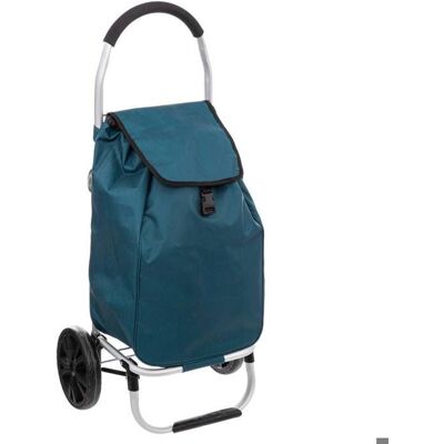 Chariot de course pliable 2 roues Modern Color bleu pérole - 5 five simply smart Bleu - Publicité Chariot de course pliable 2 roues Modern Color bleu pérole - 5 five simply smart Bleu - Publicité