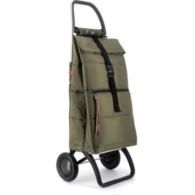 BIG POLAR - Chariot de course Rolser pliable 2 roues - Vert kaki Vert - Publicité BIG POLAR - Chariot de course Rolser pliable 2 roues - Vert kaki Vert - Publicité