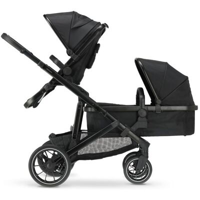 DERYAN - EVY V2 - Noir - Extensible au troisième enfant - Stroller - Publicité DERYAN - EVY V2 - Noir - Extensible au troisième enfant - Stroller - Publicité