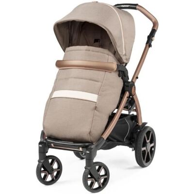Poussette citadine - PEG PEREGO - Book Mon Amour - 4 roues - Hamac réversible - Avec panier Beige - Publicité Poussette citadine - PEG PEREGO - Book Mon Amour - 4 roues - Hamac réversible - Avec panier Beige - Publicité