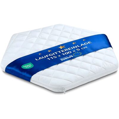 TOTSY BABY Matelas de parc enfant hexagonal 100x115 cm – tapis de parcs de jeu pour bebe cododo ou sol doux en mousse avec respirante housse Blanc - Publicité TOTSY BABY Matelas de parc enfant hexagonal 100x115 cm – tapis de parcs de jeu pour bebe cododo ou sol doux en mousse avec respirante housse Blanc - Publicité