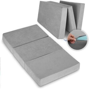 BEAUTISSU HOME STYLE Beautissu Premium Matelas Pliable en Mousse 120x200 cm Gris Modèle XXL – Extra Épaisse 14cm H3 Housse Lavable Transport Facile Gris - Publicité BEAUTISSU HOME STYLE Beautissu Premium Matelas Pliable en Mousse 120x200 cm Gris Modèle XXL – Extra Épaisse 14cm H3 Housse Lavable Transport Facile Gris - Publicité