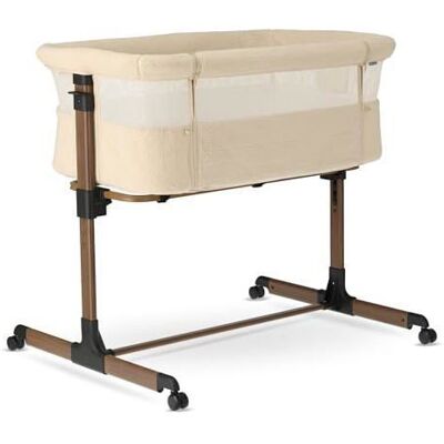 DERYAN Snoozy Co-Sleeper 3 en 1 Lit Bébé Jusquà 9 Kg Cododo Berceau Réglage de la Hauteur et de LInclinaison du Matelas 4 Roulettes Beige - Publicité DERYAN Snoozy Co-Sleeper 3 en 1 Lit Bébé Jusquà 9 Kg Cododo Berceau Réglage de la Hauteur et de LInclinaison du Matelas 4 Roulettes Beige - Publicité