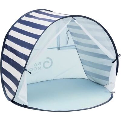 Babymoov Tente Anti-UV FPS 50+ Marinière - Moustiquaire intégrée Bleu - Publicité Babymoov Tente Anti-UV FPS 50+ Marinière - Moustiquaire intégrée Bleu - Publicité