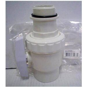 Vanne 1/4 de tour skimmer UBBINK Blanc - Publicité Vanne 1/4 de tour skimmer UBBINK Blanc - Publicité