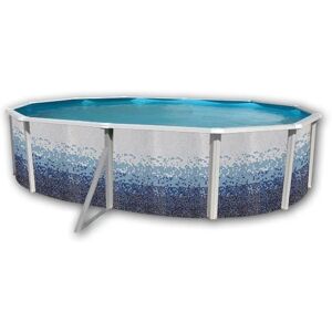 TOI TRENCADIS Piscine hors sol en acier ovale 550 x 366 x 120 (Kit complet piscine Filtre Skimmer et échelle) Bleu - Publicité TOI TRENCADIS Piscine hors sol en acier ovale 550 x 366 x 120 (Kit complet piscine Filtre Skimmer et échelle) Bleu - Publicité