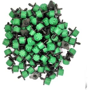 ABRISA Lot de 100 goutteurs couleur vert- Vert - Publicité ABRISA Lot de 100 goutteurs couleur vert- Vert - Publicité