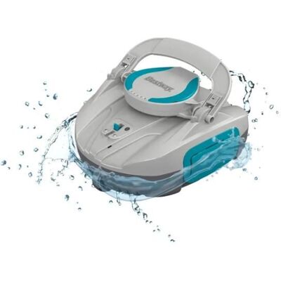BESTWAY Bestway Robot piscine sans fil Quartz nettoyage fond plat 10 m² max Gris - Publicité BESTWAY Bestway Robot piscine sans fil Quartz nettoyage fond plat 10 m² max Gris - Publicité