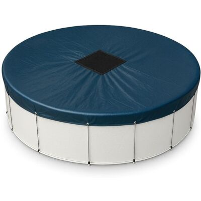 TERRE JARDIN Bâche Piscine Ronde 3.6 m 140 g/m² - Bache Hivernage Piscine Hors Sol - Filet dÉcoulement 35 x 35 cm Cordon de Serrage Bleu - Publicité TERRE JARDIN Bâche Piscine Ronde 3.6 m 140 g/m² - Bache Hivernage Piscine Hors Sol - Filet dÉcoulement 35 x 35 cm Cordon de Serrage Bleu - Publicité