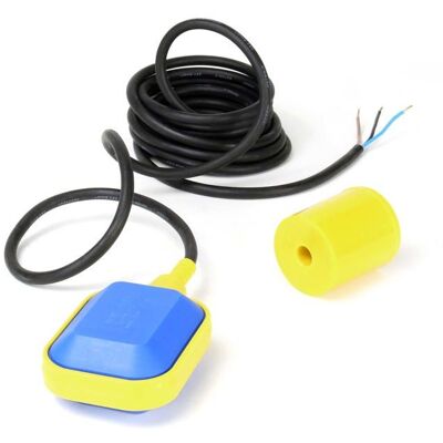 WILTEC 5m 250V 16A Flotteur interrupteur pour pompe immergée Bleu - Publicité WILTEC 5m 250V 16A Flotteur interrupteur pour pompe immergée Bleu - Publicité