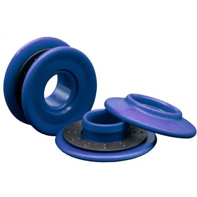 Lot de 20 oeillets à clipser pour bâche à bulles ou autres types de bâches - Bleu - Linxor Bleu - Publicité Lot de 20 oeillets à clipser pour bâche à bulles ou autres types de bâches - Bleu - Linxor Bleu - Publicité
