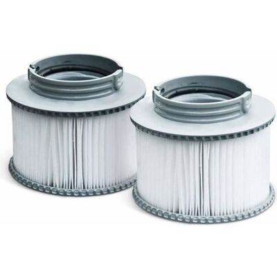 Pack de Deux filtres pour Spa Cartouches filtrantes de Remplacement pour Jacuzzi Gonflable mspa Blanc - Publicité Pack de Deux filtres pour Spa Cartouches filtrantes de Remplacement pour Jacuzzi Gonflable mspa Blanc - Publicité