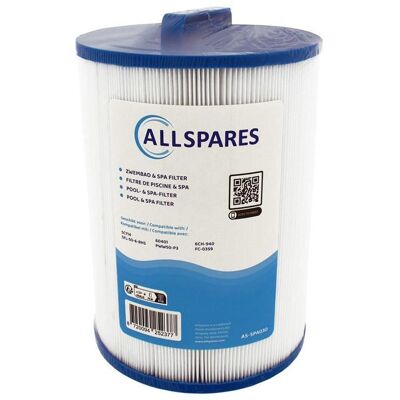 AllSpares Filtre à eau pour spa adapté pour SC714 / 60401 / 6CH-940 / PWW50P3 / FC-0359 / 817-0050 / 378902 (Ø150x210mm) - Publicité AllSpares Filtre à eau pour spa adapté pour SC714 / 60401 / 6CH-940 / PWW50P3 / FC-0359 / 817-0050 / 378902 (Ø150x210mm) - Publicité