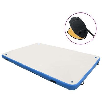vidaXL Plateforme Flottante Gonflable Bleu et Blanc 300x150x15 cm - Plateforme Aquatique - Publicité vidaXL Plateforme Flottante Gonflable Bleu et Blanc 300x150x15 cm - Plateforme Aquatique - Publicité