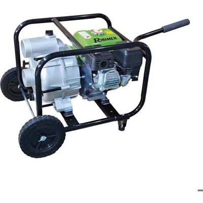 Motopompe thermique - RIBIMEX - PRMPC214/60C - 212cc - 60000 L/H - Sur roues - Publicité Motopompe thermique - RIBIMEX - PRMPC214/60C - 212cc - 60000 L/H - Sur roues - Publicité