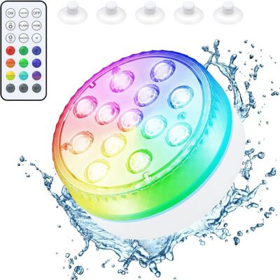 RNEMITERY 1 Lampe LED subaquatique 7 couleurs changement automatique accessoire éclairage pour spa gonflable . Publicité RNEMITERY 1 Lampe LED subaquatique 7 couleurs changement automatique accessoire éclairage pour spa gonflable . Publicité
