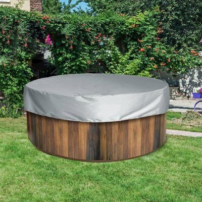 Housse de protection pour spa - AUCUNEARY - AAFGVC - Rond - 19030cm - Gris Marron - Publicité Housse de protection pour spa - AUCUNEARY - AAFGVC - Rond - 19030cm - Gris Marron - Publicité