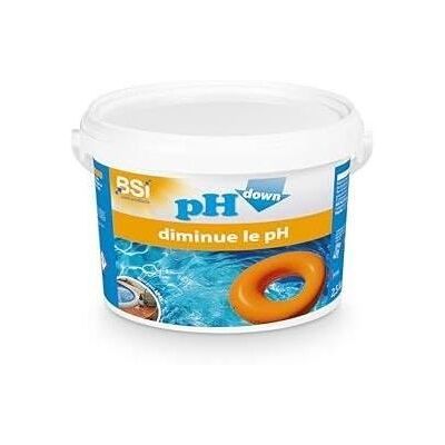 PH moins - BSI - pH down poudre - Pour augmenter et stabiliser le pH - Idéal piscine et spa - Pour une baignade agréable - 25Kg - Publicité PH moins - BSI - pH down poudre - Pour augmenter et stabiliser le pH - Idéal piscine et spa - Pour une baignade agréable - 25Kg - Publicité