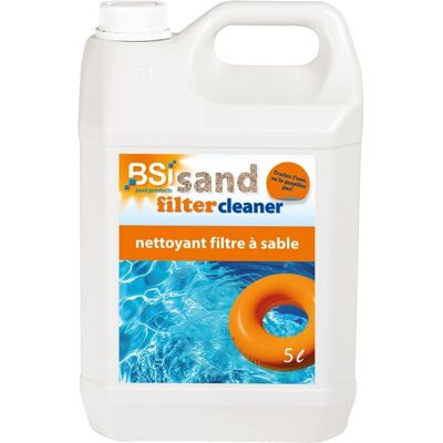 Nettoyant filtre piscine - BSI - Sand Filter Cleaner 5 L - Filtre à sable - Nettoyage filtration - Entretien piscine Bleu - Publicité Nettoyant filtre piscine - BSI - Sand Filter Cleaner 5 L - Filtre à sable - Nettoyage filtration - Entretien piscine Bleu - Publicité