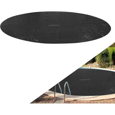 AREBOS Pool bâche Solaire Bâche Solaire Ronde Ø 366 m Noir Bâche Solaire épaisseur 120 µm Bâche Solaire de Piscine Noir - Publicité AREBOS Pool bâche Solaire Bâche Solaire Ronde Ø 366 m Noir Bâche Solaire épaisseur 120 µm Bâche Solaire de Piscine Noir - Publicité