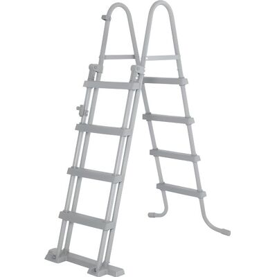 BESTWAY Echelle de sécurité 2 x 4 marches pour piscine hauteur 122 cm Gris - Publicité BESTWAY Echelle de sécurité 2 x 4 marches pour piscine hauteur 122 cm Gris - Publicité