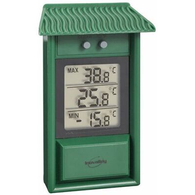 Thermomètre extérieur électronique - avec min/max Vert - Publicité Thermomètre extérieur électronique - avec min/max Vert - Publicité