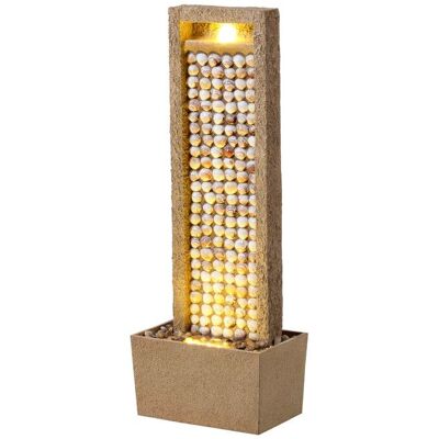 Fontaine - Teamson Home - jardin côtière haute Cascade extérieure LED design coquillages balcon patio marron Marron - Publicité Fontaine - Teamson Home - jardin côtière haute Cascade extérieure LED design coquillages balcon patio marron Marron - Publicité