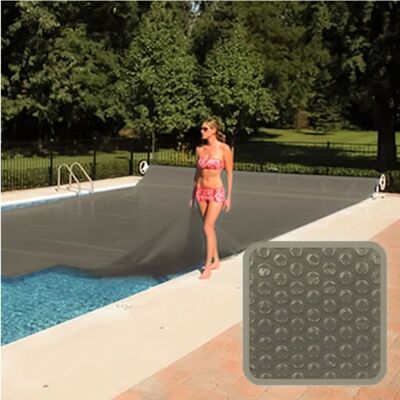 Bâche à bulles 4 m x 7 m pour piscine - 300 microns - Gris - Linxor Gris - Publicité Bâche à bulles 4 m x 7 m pour piscine - 300 microns - Gris - Linxor Gris - Publicité