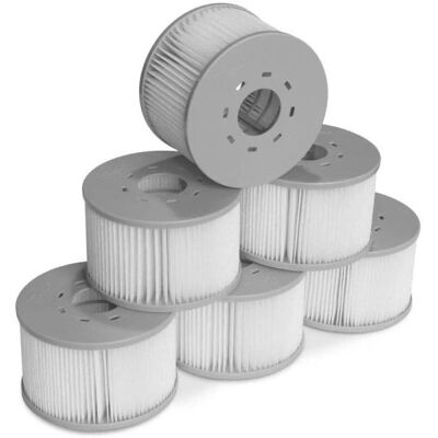 HIGHLY RATED Lot de 6 filtres pour spas gonflables MSPA Ø106 cm - 6 cartouches filtrantes de rechange pour spas gonflables MSPA.Pa - Publicité HIGHLY RATED Lot de 6 filtres pour spas gonflables MSPA Ø106 cm - 6 cartouches filtrantes de rechange pour spas gonflables MSPA.Pa - Publicité