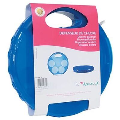 Doseur Chlore Design - IRRIJARDIN - 4 galets de 200 gr - Bleu - Compatible avec divers produits chimiques Bleu - Publicité Doseur Chlore Design - IRRIJARDIN - 4 galets de 200 gr - Bleu - Compatible avec divers produits chimiques Bleu - Publicité