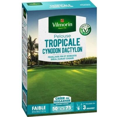 VILMORIN Semences de gazon bord de mer Les Tropicales Cynodon Dactylon - 500 g - Publicité VILMORIN Semences de gazon bord de mer Les Tropicales Cynodon Dactylon - 500 g - Publicité