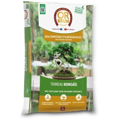 OR BRUN - OBRTBON6U - 6L - Meilleur enracinement - Soil mix - Publicité OR BRUN - OBRTBON6U - 6L - Meilleur enracinement - Soil mix - Publicité