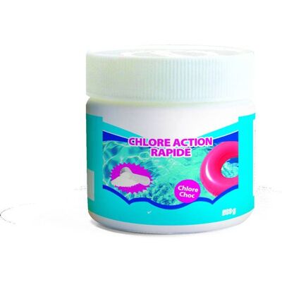 Chlore choc piscine - BSI - Chlore choc 05 kg - Action rapide - Désinfection totale - Granulé Bleu - Publicité Chlore choc piscine - BSI - Chlore choc 05 kg - Action rapide - Désinfection totale - Granulé Bleu - Publicité