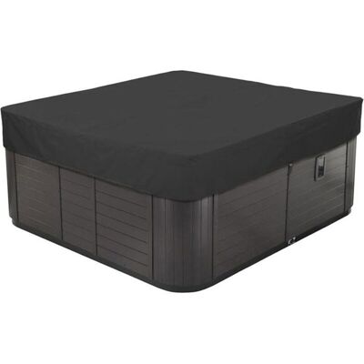LIU Couverture pour Bain à Remous Extérieur Housse de Protection pour Spa en Tissu Oxford 210D Imperméable Anti-poussière Bache de Pis - Publicité LIU Couverture pour Bain à Remous Extérieur Housse de Protection pour Spa en Tissu Oxford 210D Imperméable Anti-poussière Bache de Pis - Publicité