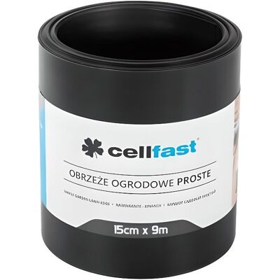 Bordure de jardin Cellfast - Noir - 15cm x 9m - Accessoires Noir - Publicité Bordure de jardin Cellfast - Noir - 15cm x 9m - Accessoires Noir - Publicité