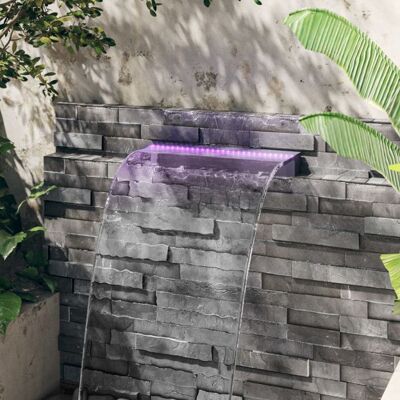 vidaXL Déversoir pour Cascade avec LED RGB en Acrylique 60 cm - Déversoir pour Cascade - Publicité vidaXL Déversoir pour Cascade avec LED RGB en Acrylique 60 cm - Déversoir pour Cascade - Publicité