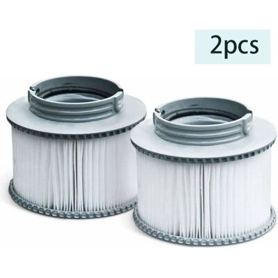 BIGILANTUH YOLISTAR 2 PCS Pack de Deux filtres pour Spa Cartouches filtrantes de Remplacement pour Jacuzzi Gonflable mspa Gris - Publicité BIGILANTUH YOLISTAR 2 PCS Pack de Deux filtres pour Spa Cartouches filtrantes de Remplacement pour Jacuzzi Gonflable mspa Gris - Publicité