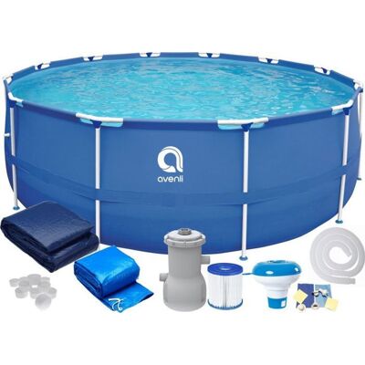 Piscine complete - kit piscine Jilong - JL17798EU - Piscine Frame 305cm 16en1 (682) Bleu - Publicité Piscine complete - kit piscine Jilong - JL17798EU - Piscine Frame 305cm 16en1 (682) Bleu - Publicité