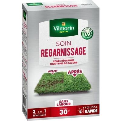 VILMORIN Semences pour soins et regarnissage universel de gazon - 2 en 1 - 500 g - Publicité VILMORIN Semences pour soins et regarnissage universel de gazon - 2 en 1 - 500 g - Publicité