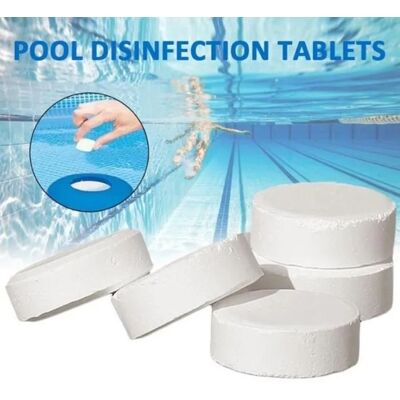 NOBRAND Comprimés chlore lot 100 pièces anti-algues pour piscine - Publicité NOBRAND Comprimés chlore lot 100 pièces anti-algues pour piscine - Publicité