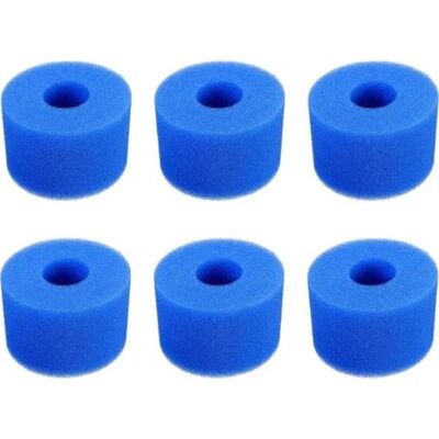 SODIAL 6 PièCes SéRies Piscine Mousse Filtre ÉPonge Intex S1 RéUtilisable Lavable Biofoam Nettoyant Piscine Mousse Filtre Natation - Publicité SODIAL 6 PièCes SéRies Piscine Mousse Filtre ÉPonge Intex S1 RéUtilisable Lavable Biofoam Nettoyant Piscine Mousse Filtre Natation - Publicité