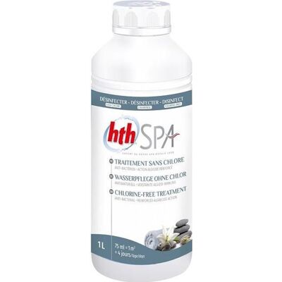 Traitement spa hth - Liquide sans chlore 1L - Publicité Traitement spa hth - Liquide sans chlore 1L - Publicité